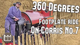 Full line run at the Corris Railway from the cab of Number 7