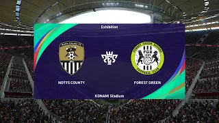 Notts County vs Forest Green Rovers (23/09/2023) EFL League Two PES 2021