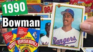 1990 Bowman Baseball Box Break - Junk Wax Rip!