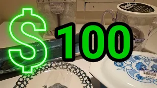 Challenge: Can I make $100 in Under an HOUR? Thrifting at Goodwill + HAUL