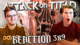 BROTHA EWWW!!!!!🤢 | ATTACK ON TITAN | 3X9 REACTION!
