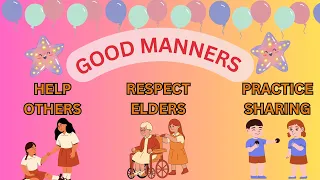 Good manners for kids in English | Good habits for kid | @EnglishSingsing