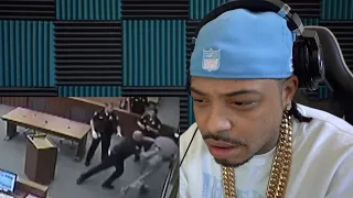 Officer Breaks Inmate Jaw For Disrespecting The Judge | DJ Ghost Reaction