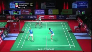 17th/18th Ranking Playoff -WD (Highlight) - Wengberg/Lennartsson vs Bruce/Chan -2013 Sudirman Cup