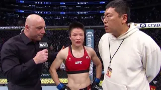 UFC 268: Zhang Weili Octagon Interview