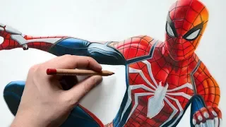 Drawing PS4 SPIDER MAN (2018)