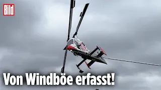 Hubschrauber stürzt in Thüringen ab