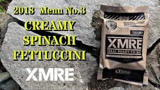 MRE Review: 2018 XMRE Creamy Spinach Fettuccini (Outdoor Review With Mrs. gschultz9 and Chickens!)