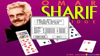 Omar Sharif on Bridge gameplay (PC Game, 1991)