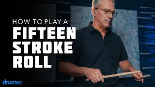 How To Play A Fifteen Stroke Roll - Drum Rudiment Lesson