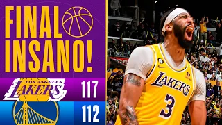 Fim de jogo ELETRIZANTE entre Lakers e Warriors!