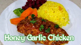 Easy Honey Garlic Chicken Recipe//Simple Honey Garlic Chicken//10-Minute Honey Garlic Chicken Recipe