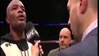 Anderson Silva vs Michael Bisping after fight UFC