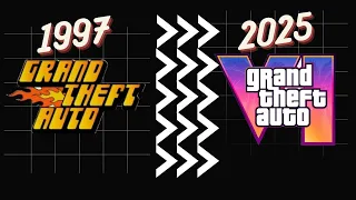 Evolution of GTA: From 1997 to 2025 - Exploring the Iconic Intro Sequences Over the Years!