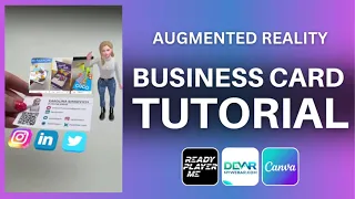 Augmented Reality Business Card TUTORIAL for web