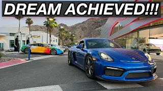 DREAM ACHIEVED!!!  I bought a Porsche Cayman GT4!!!