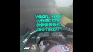 Sebastian Vettel checks Lando Norris after Big crash