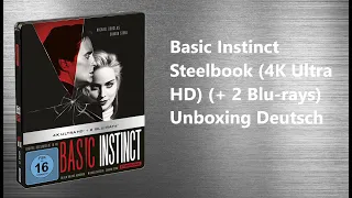 Basic Instinct 4K Ultra HD Steelbook Unboxing Deutsch