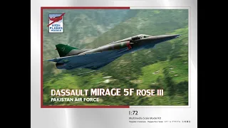 Dassault MIRAGE 5F ROSE III 1:72 HIGH PLANES MODELS Scale Model Kit VIDEO REVIEW