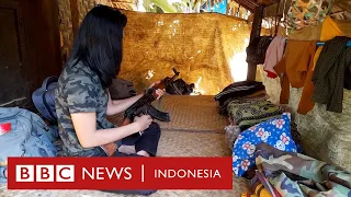 Pemberontakan sipil di Myanmar: 'Saya tinggalkan anak untuk berperang' - BBC News Indonesia
