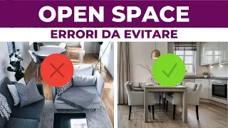 OPEN SPACE Cucina-Soggiorno: Errori da Evitare | Interior design