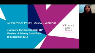 GP Premises Policy Review Webinar | Primary Care Direct