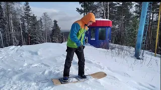 Тест драйв сноусерфа