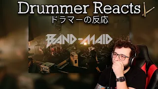 Drummer Reacts to Domination (Live) by @BANDMAID