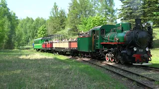 Паровоз КЧ4-332 близ ст. Лавассааре / Steam train KČ4-332 near Lavassaare station