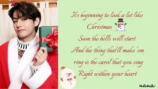 It’s Beginning To Look A Lot Like Christmas (cover) by V of BTS (Lyrics)