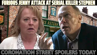 Explosive Showdown! Furious Jenny attack at serial killer Stephen | Coronation Street Spoilers