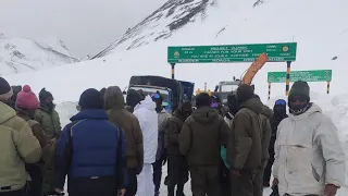 Zojila pass Project Vijayak team Zojila #Today 18/Feb/2022