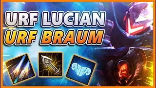 *100% CRIT* MY 1ST EVER AD LUCIAN GAME (49 KILLS IN 20 MINUTES) - BunnyFuFuu URF