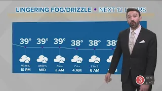 Cleveland forecast: Ring in 2023 with light rain and fog