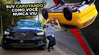 😨SUV CAPOTANDO como Você Nunca Viu: Olha esse Teste da Volvo e se liga como Segurança IMPORTA