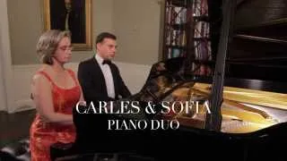 CARLES & SOFIA PIANO DUO - TRAILER: Schubert's Polonaise N. 2 Op. 75, in NEW YORK