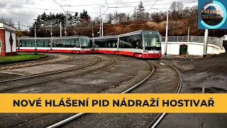 Nové hlášení PID Nádraží Hostivař