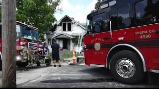 Bystander rescues woman from burning home