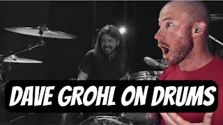 Drummer Reacts To - DAVE GROHL PLAYING DRUMS FIRST TIME HEARING