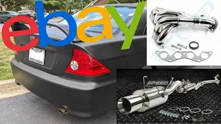 Modifying The eBay Civic Exhaust!