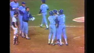 George Brett hits 3 run HR off Goose Goosage in game 3 of 1980 ALCS