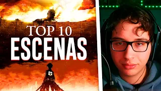 DARKRAI REACCIONA A "ATTACK ON TITAN | TOP 10 MEJORES ESCENAS" | @JordiMaquiavello