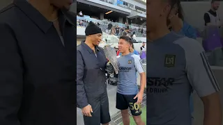 Russell Westbrook Meets The LAFC Falcon  🦅 | LA Clippers