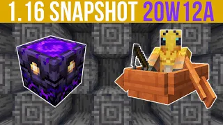 Minecraft 1.16 Snapshot 20w12a Respawn Anchor, 0-Tick Farms & AFK Fishing Nerfed!