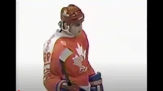 1992 Pre-Olympics in Sweden Russia (CIS) vs Team Canada with Eric Lindros