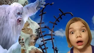 Yeti Broke the Roller Coaster!  Disney Expedition Everest POV Ride!