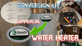 COMMERCIAL AO SMITH Electric water heater 80gl | APCOM CONVERSION KIT