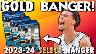 🚨 MONSTER GOLD ROOKIE! BRAND NEW 2023/24 Select Basketball Hanger Box. HANGERS ARE STILL BANGERS!