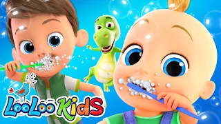 This is the way we brush our teeth + MORE 🪥 Songs for Toddlers - Rhymes for Babies by LooLoo Kids