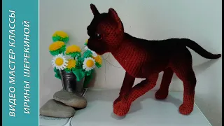 Кошка Бурма, ч.2. Cat Burmese, р.2. Amigurumi. Crochet.  Амигуруми. Игрушки крючком.